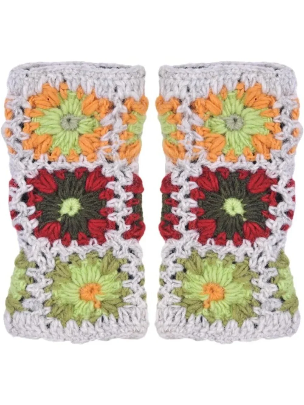 Cozy Hand Knitted Fingerless Wool Mittens | Warm Winter Handwarmers for Comfort